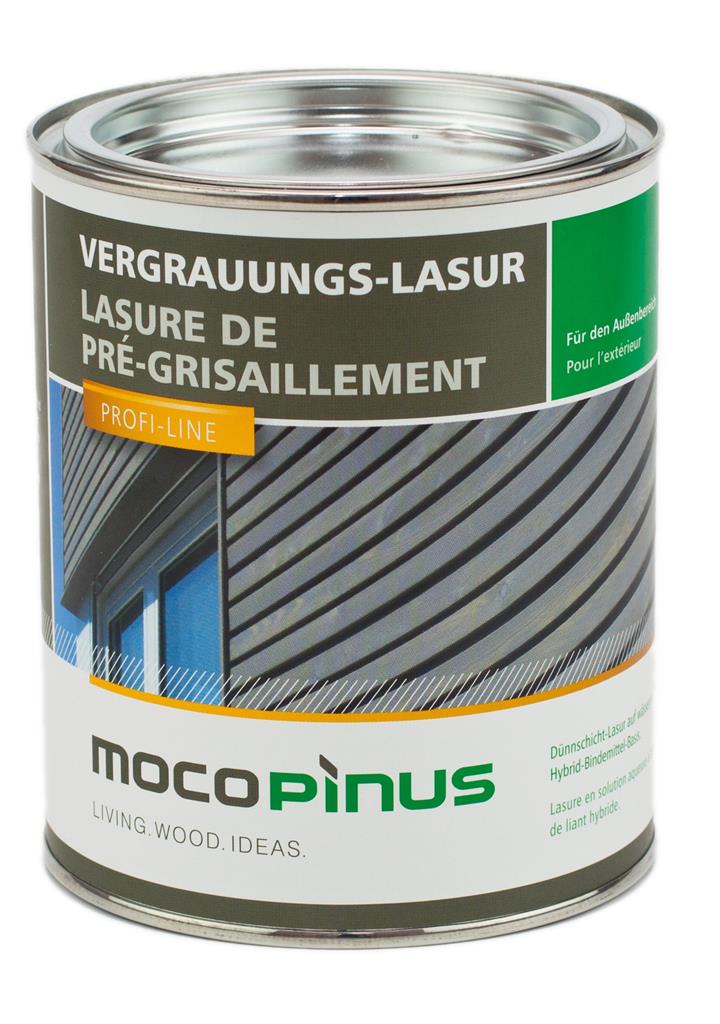 MOCOPINUS Vergrauungslasur V-1221 Silbergrau 2,50 Liter