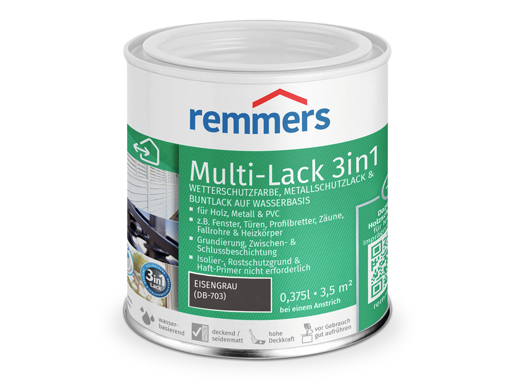 Remmers Multi-Lack 3in1 0,375 Ltr. Anthrazit RAL 7016