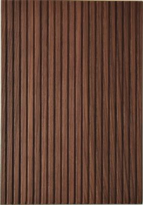 Holz in Form Reliefplatten 2651 Stripes, Kernnussbaum