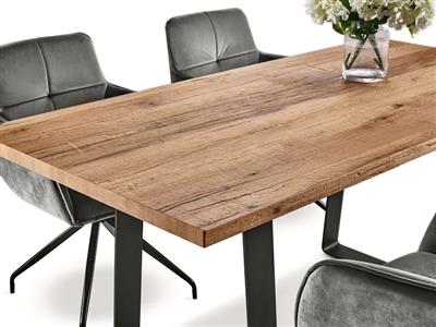 Holz in Form Tisch 2512 Old Nature Altholz Eiche mit Old Nature Kante
