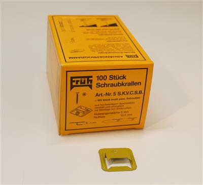 Früh Schraubkrallen Nr. 5/SKVCSB    Nutwangenstärke 5 mm Nuttiefe 10,5 mm