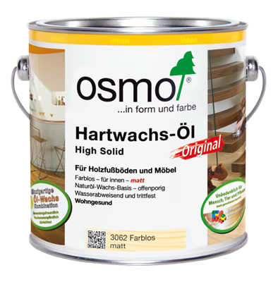 Osmo Hartwachsöl "Original" Farblos Matt 3062 0,75 Liter