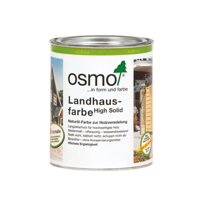 Osmo Landhausfarbe Lichtgrau 2735 ( RAL 7035 ) 0,75 Liter