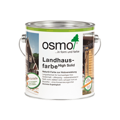 Osmo Landhausfarbe Lichtgrau 2735 ( RAL 7035 ) 2,50 Liter