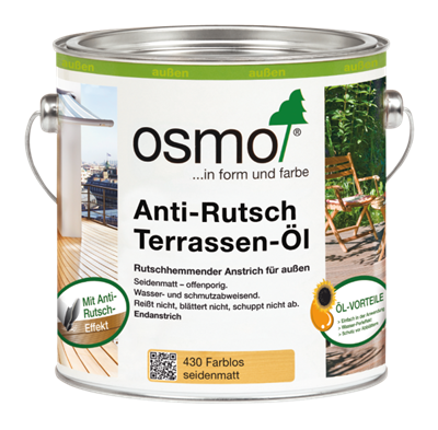Osmo Anti-Rutsch Terrassenöl Farblos 430 2,50 Liter