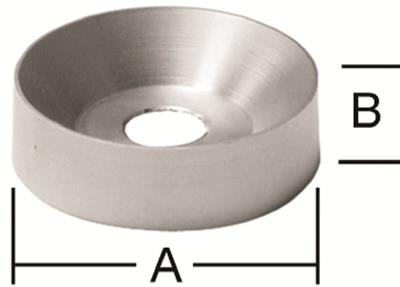 Vormann Handlaufrossetten V2A Durchmesser 40 mm, 2 Stück