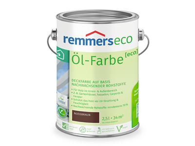 Remmers eco Öl-Farbe  2,50 Liter Nussbraun