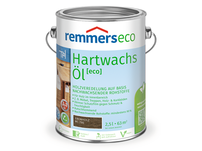 Remmers eco Hartwachs-Öl 2,5 Liter Ebenholz RC-790